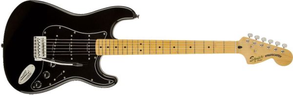 SQUIER VINTAGE MODIFIED 70S STRATOCASTER BLACK MN