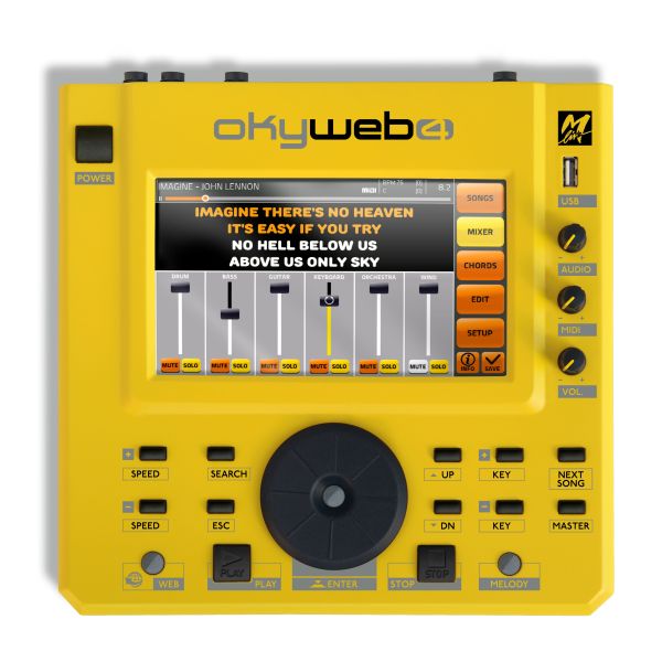 MIDI AND MP3 PLAYER INT.MEMORY 16GB TOUCH SCREEN