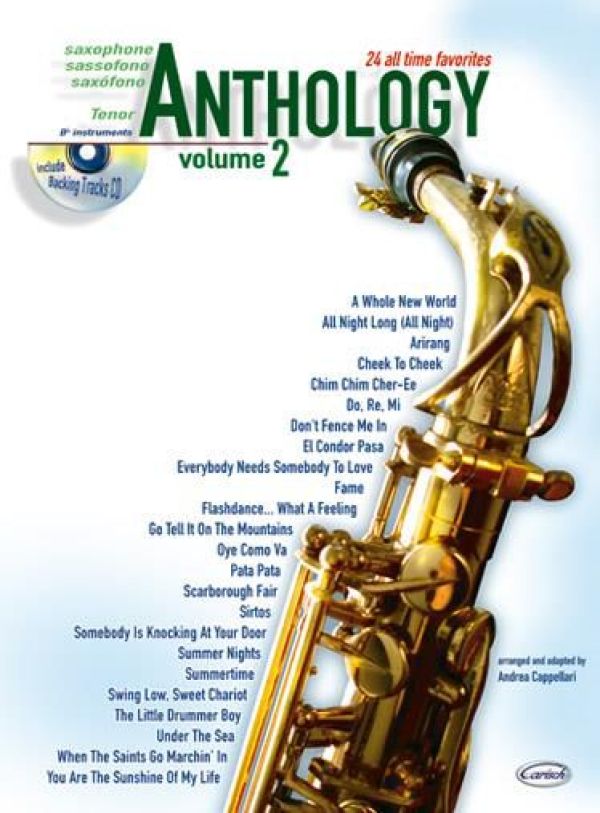 AV.TENOR SAXOPHONE ANTHOLOGY VOL.2 REV.CAPPELLARI A.