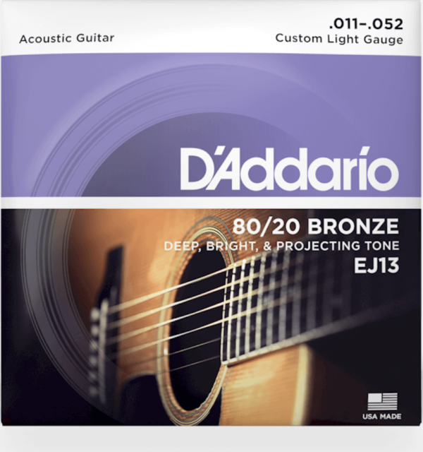 11/52 8020 BRONZE CUSTOM LIGHT ACOUSTIC STRINGS SET