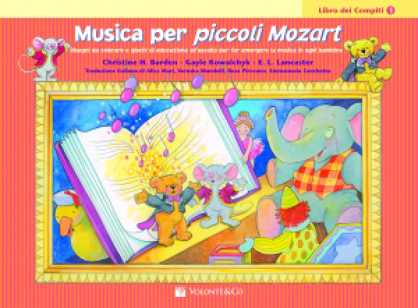 AV.MUSICA PER PICCOLI MOZART LIBRO DEI COMPITI 1