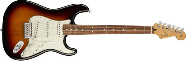 PLAYER STRATOCASTER PAU FERRO FINGERBOARD, 3-COLOR SUNBURST