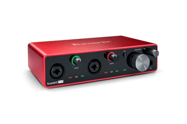 THIRD-GENERATION 4-IN 4-OUT USB AUDIO INTERFACE