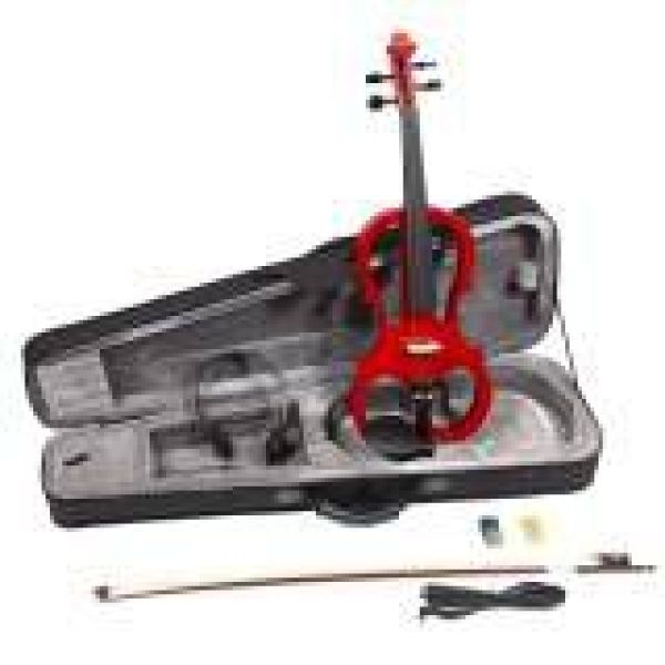 4/4 ELECTRIC VIOLIN ABS BODY EBONY FINGERBOARD AND PEGS METAL TAILPIECE